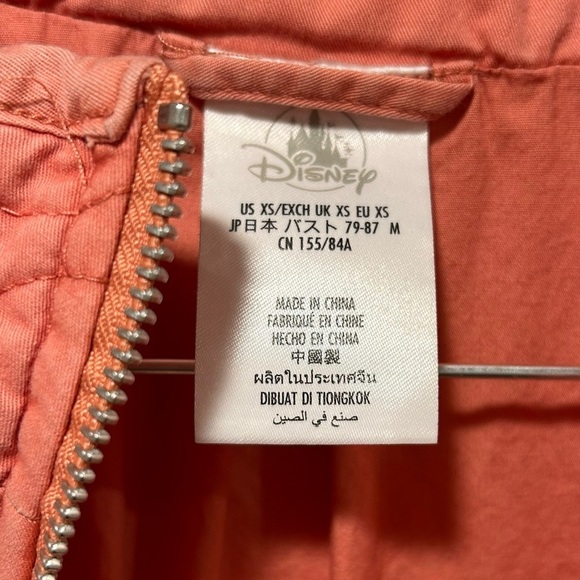 Disney Park Minnie Mickey Quilted Jacket XS - Picture 6 of 13